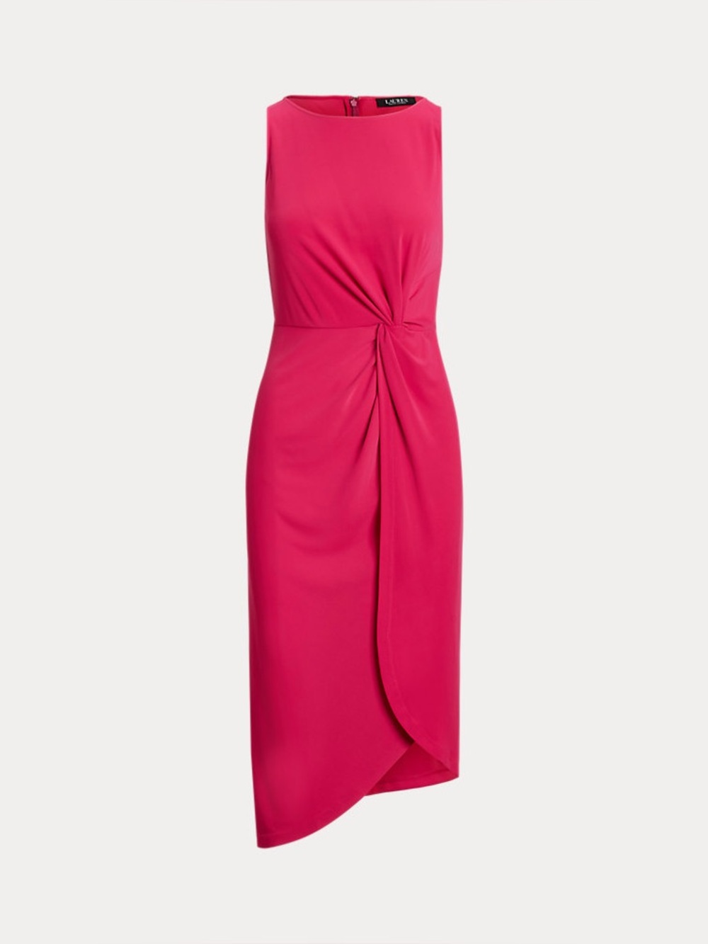 Lauren Ralph Lauren Twist Front Stretch Jersey Dress Size 6